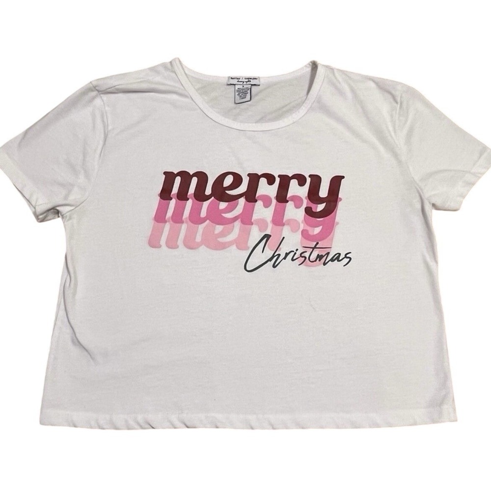 Better Together Dreamy Nights Womens Merry Christmas Graphic T-Shirt S Holiday